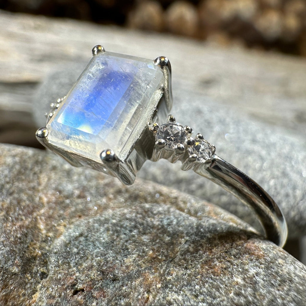 Hilaria Moonstone Ring Ring La Vie Bien Hilaria Moonstone Ring