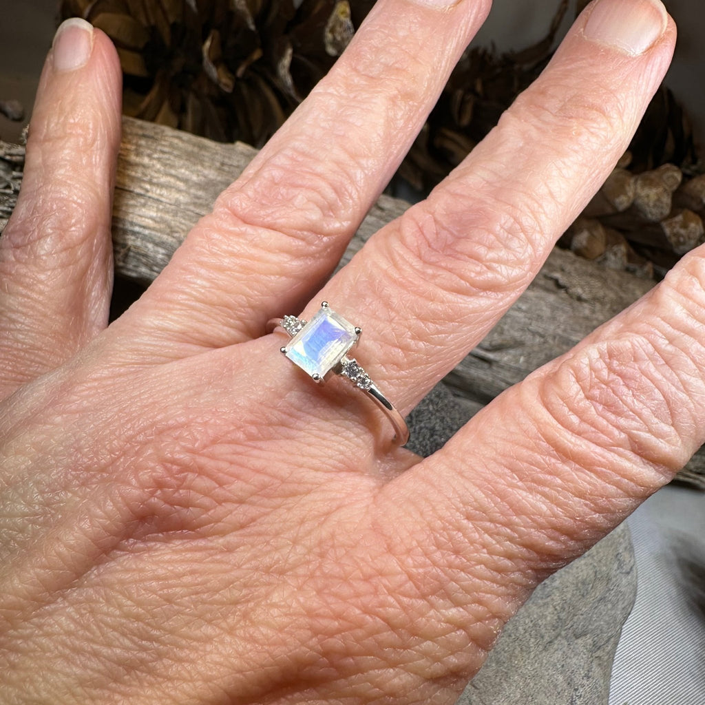 Hilaria Moonstone Ring Ring La Vie Bien Hilaria Moonstone Ring