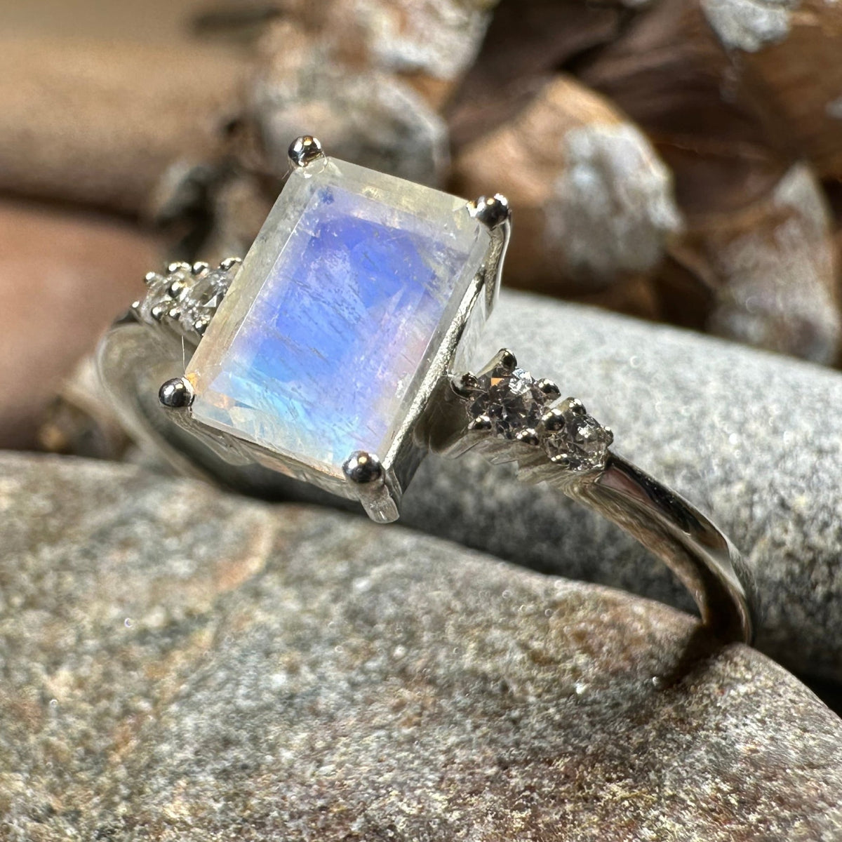 Hilaria Moonstone Ring Ring La Vie Bien Hilaria Moonstone Ring