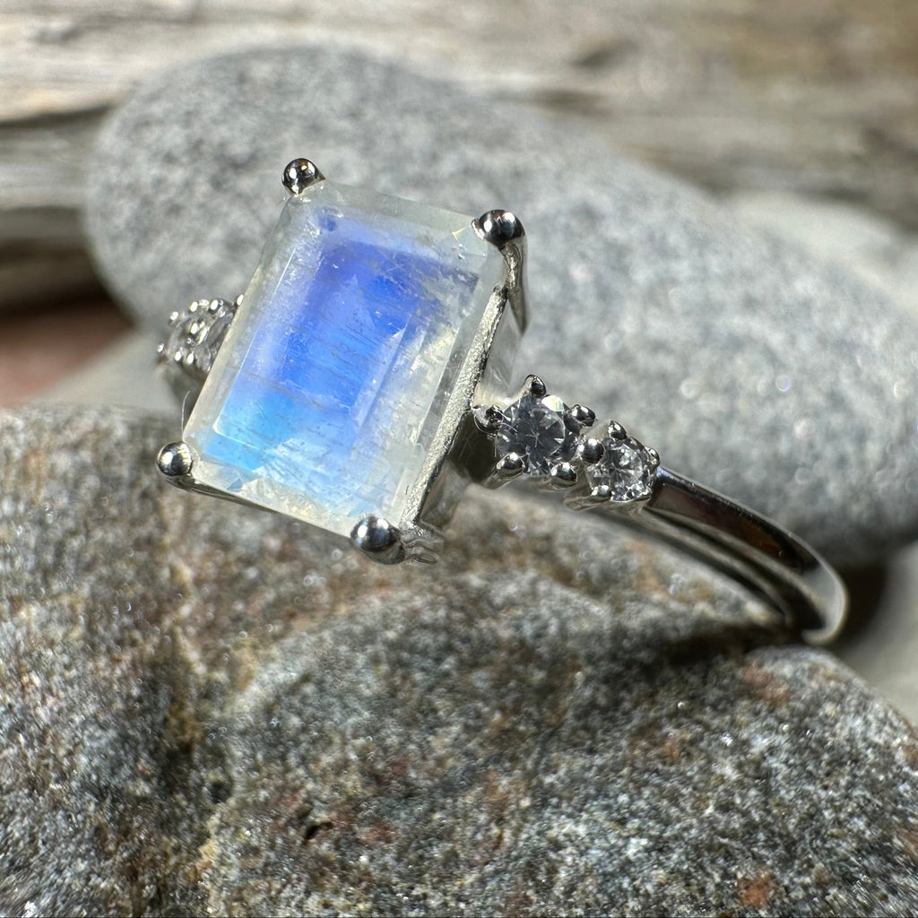 Hilaria Moonstone Ring Ring La Vie Bien Hilaria Moonstone Ring