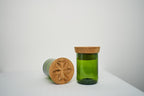 Hiliki Jar - Dark Green - Large (set of 2) La Vie Bien Hiliki Jar - Dark Green - Large (set of 2)