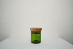 Hiliki Jar - Dark Green - Medium (set of 2) La Vie Bien Hiliki Jar - Dark Green - Medium (set of 2)