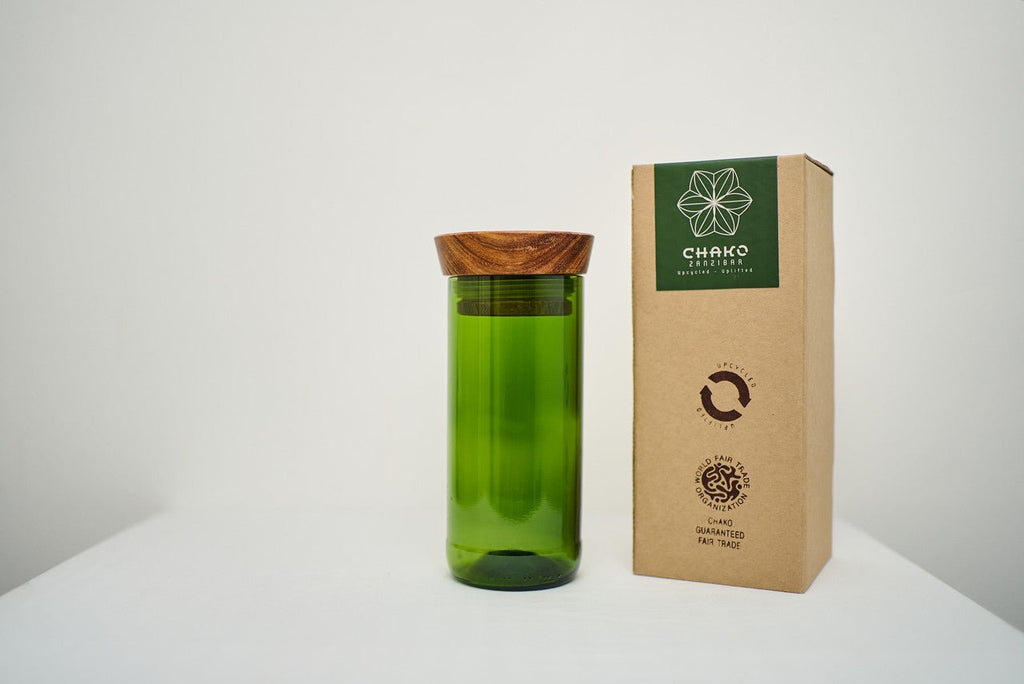Hiliki Jar - Dark Green - XLarge La Vie Bien Hiliki Jar - Dark Green - XLarge