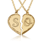 Him And Her Initial Necklaces