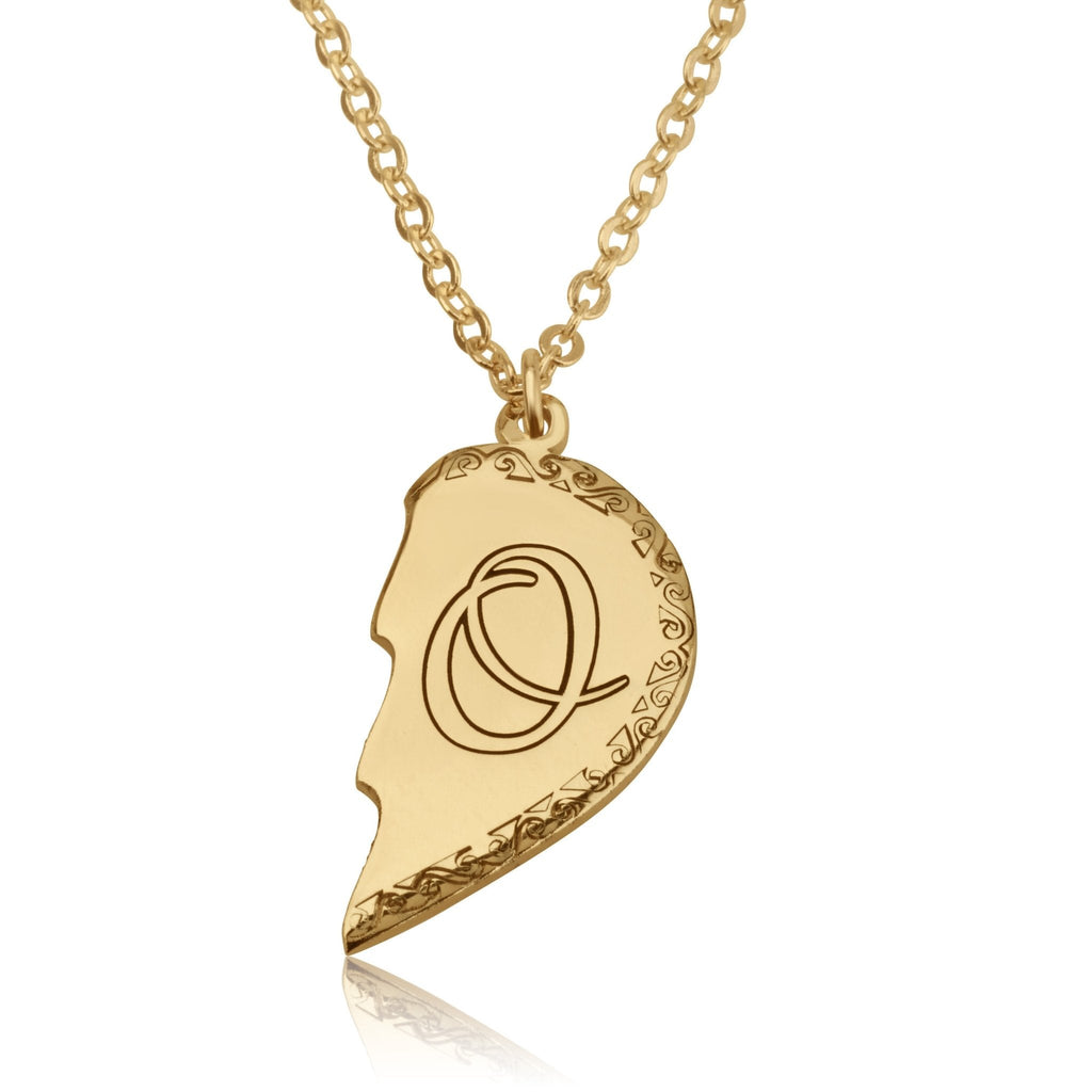 Him And Her Initial Necklaces