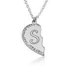 Him And Her Initial Necklaces