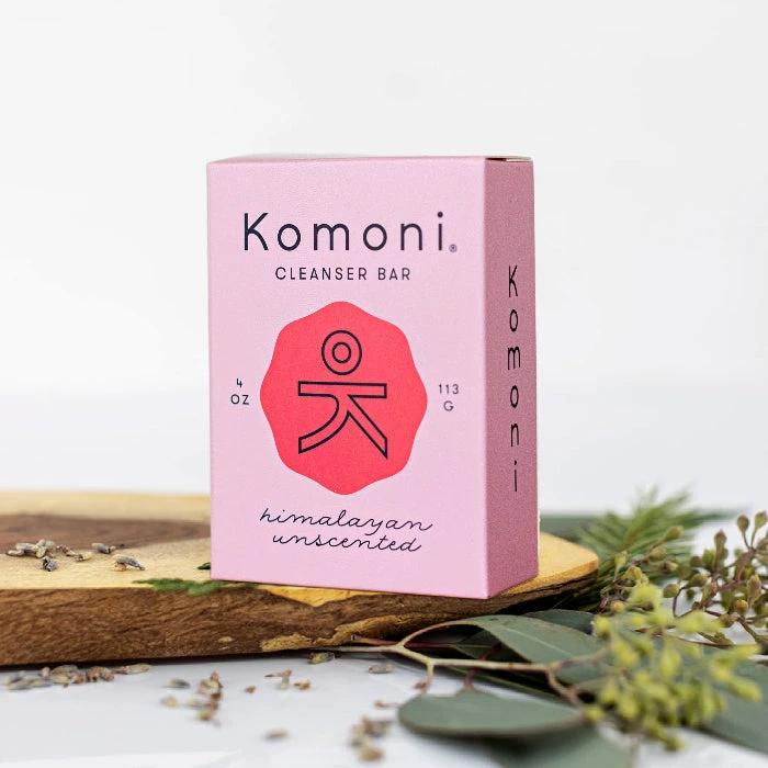 Himalayan Unscented FACE & BODY CLEANSER BAR by KOMONI ®