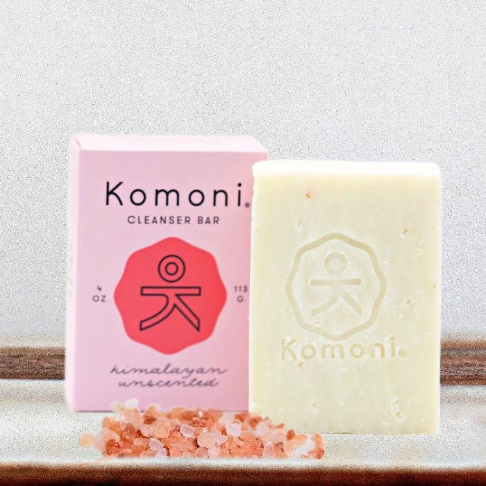 Himalayan Unscented FACE & BODY CLEANSER BAR by KOMONI ®