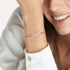 Hindi Paperclip Bracelet La Vie Bien Hindi Paperclip Bracelet