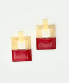 Hinged Horn Earrings