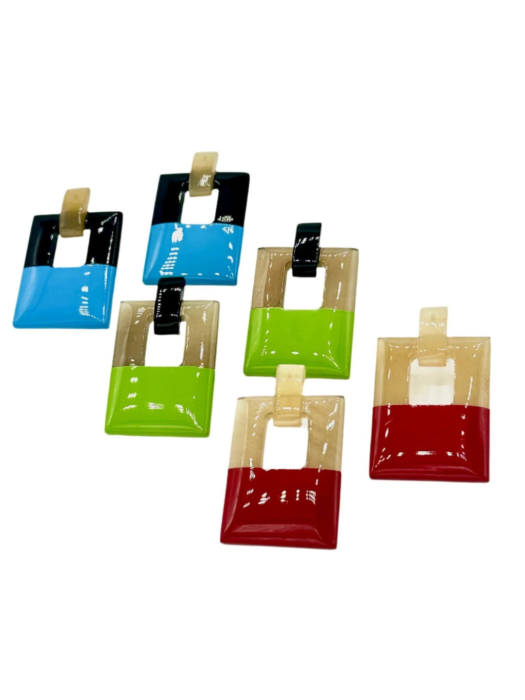 Hinged Horn Earrings