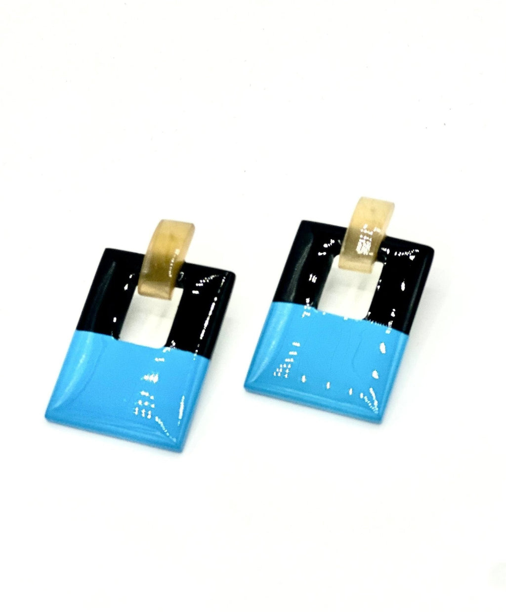 Hinged Horn Earrings