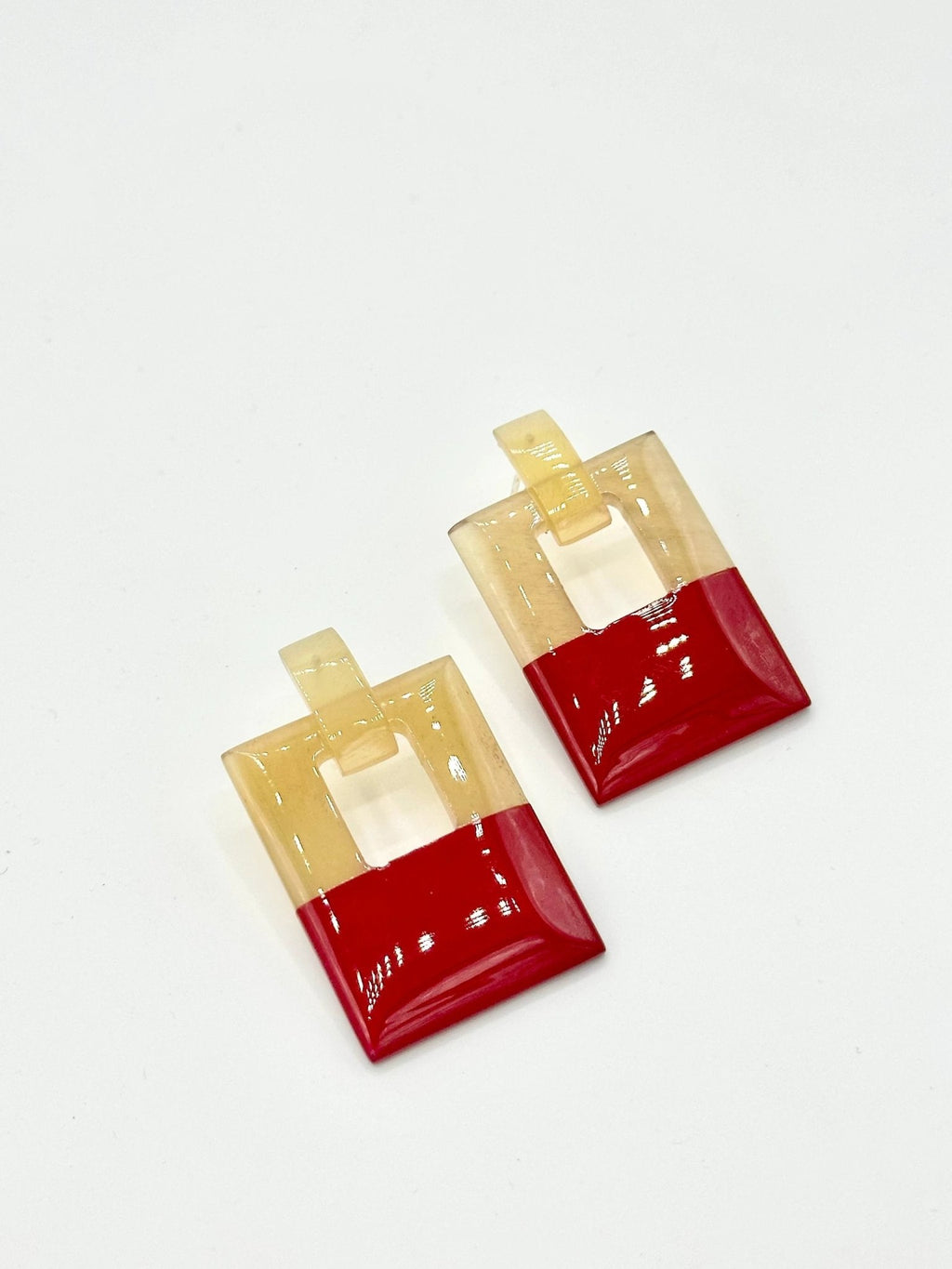Hinged Horn Earrings
