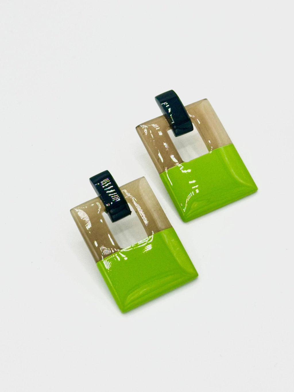 Hinged Horn Earrings