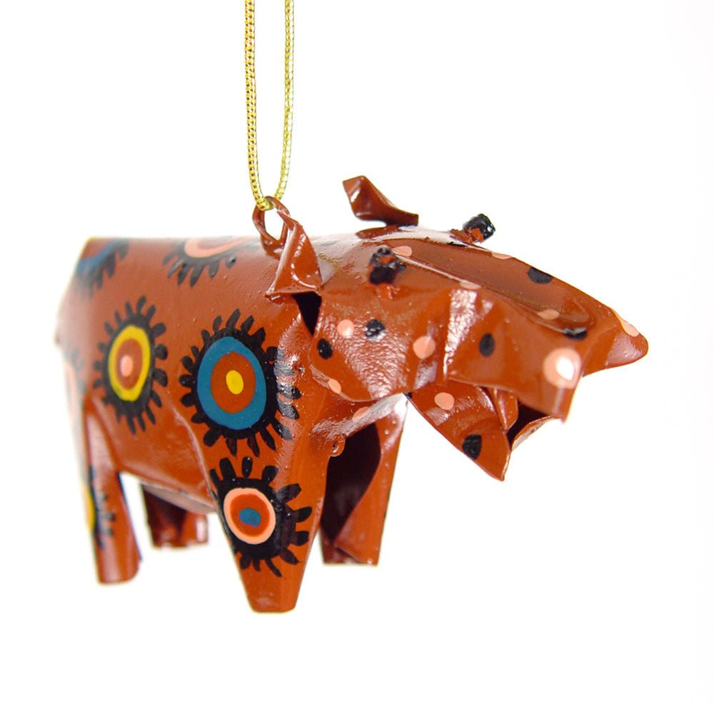 Hippo Ornament La Vie Bien Hippo Ornament