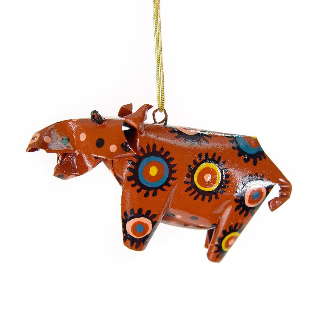 Hippo Ornament La Vie Bien Hippo Ornament