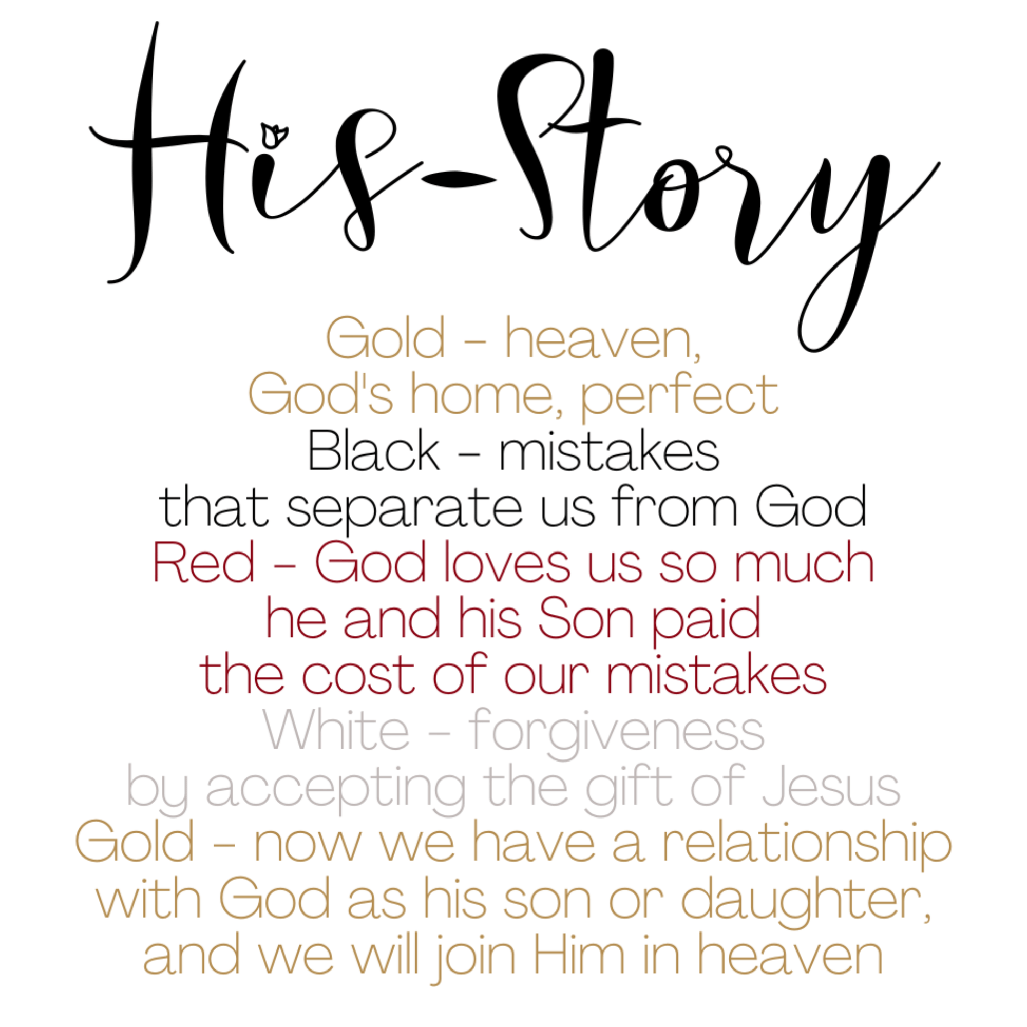 His - Story necklace
