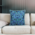 Hmong Bird Embroidered Pillow Cover - Thailand Decor La Vie Bien Hmong Bird Embroidered Pillow Cover - Thailand
