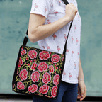 Hmong Birds and Pompoms Cross - body Bag - Thailand Bags La Vie Bien Hmong Birds and Pompoms Cross - body Bag - Thailand