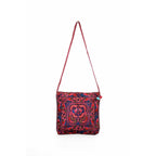 Hmong Birds and Pompoms Cross - body Bag - Thailand Bags La Vie Bien Hmong Birds and Pompoms Cross - body Bag - Thailand