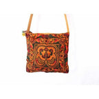 Hmong Birds and Pompoms Cross - body Bag - Thailand Bags La Vie Bien Hmong Birds and Pompoms Cross - body Bag - Thailand