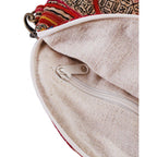 Hmong Circle Vintage Crossbody Canteen Bag - Thailand Bags La Vie Bien Hmong Circle Vintage Crossbody Canteen Bag - Thailand