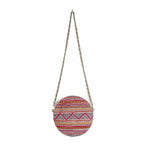 Hmong Circle Vintage Crossbody Canteen Bag - Thailand Bags La Vie Bien Hmong Circle Vintage Crossbody Canteen Bag - Thailand
