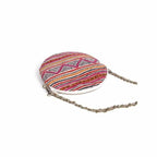 Hmong Circle Vintage Crossbody Canteen Bag - Thailand Bags La Vie Bien Hmong Circle Vintage Crossbody Canteen Bag - Thailand