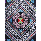 Hmong Diamond Embroidered Pillow Cover - Thailand Decor La Vie Bien Hmong Diamond Embroidered Pillow Cover - Thailand