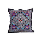 Hmong Diamond Embroidered Pillow Cover - Thailand Decor La Vie Bien Hmong Diamond Embroidered Pillow Cover - Thailand