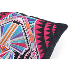 Hmong Diamond Embroidered Pillow Cover - Thailand Decor La Vie Bien Hmong Diamond Embroidered Pillow Cover - Thailand