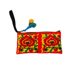 Hmong Embroidered Rectangle Small Wristlet Assorted - Thailand Wristlets La Vie Bien Hmong Embroidered Rectangle Small Wristlet Assorted - Thailand