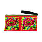 Hmong Embroidered Rectangle Small Wristlet Assorted - Thailand Wristlets La Vie Bien Hmong Embroidered Rectangle Small Wristlet Assorted - Thailand