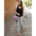 Hmong Fold Over Sling Yarn Crossbody Bag - Thailand Bags La Vie Bien Hmong Fold Over Sling Yarn Crossbody Bag - Thailand