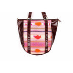 Hmong Heritage Embroidered Leather Purse - Thailand Bags La Vie Bien Hmong Heritage Embroidered Leather Purse - Thailand