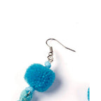 Hmong PomPom Tassel Earrings - Thailand Jewelry La Vie Bien Hmong PomPom Tassel Earrings - Thailand