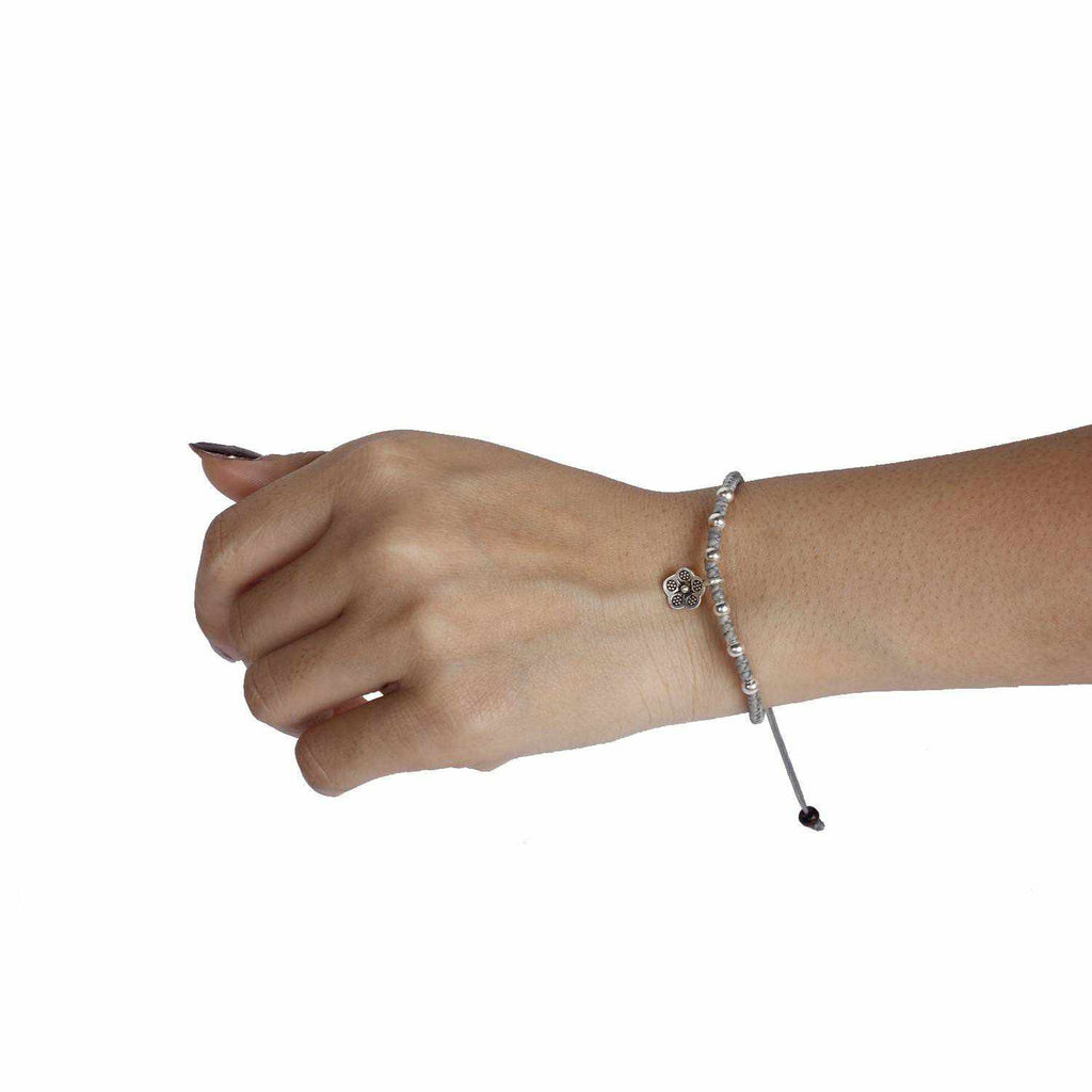 Hmong Silver .925 Charm Adjustable Bracelet - Thailand Bracelets La Vie Bien Hmong Silver .925 Charm Adjustable Bracelet - Thailand