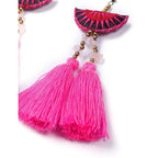 Hmong Stars Tassel Earrings - Thailand Jewelry La Vie Bien Hmong Stars Tassel Earrings - Thailand