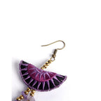 Hmong Stars Tassel Earrings - Thailand Jewelry La Vie Bien Hmong Stars Tassel Earrings - Thailand