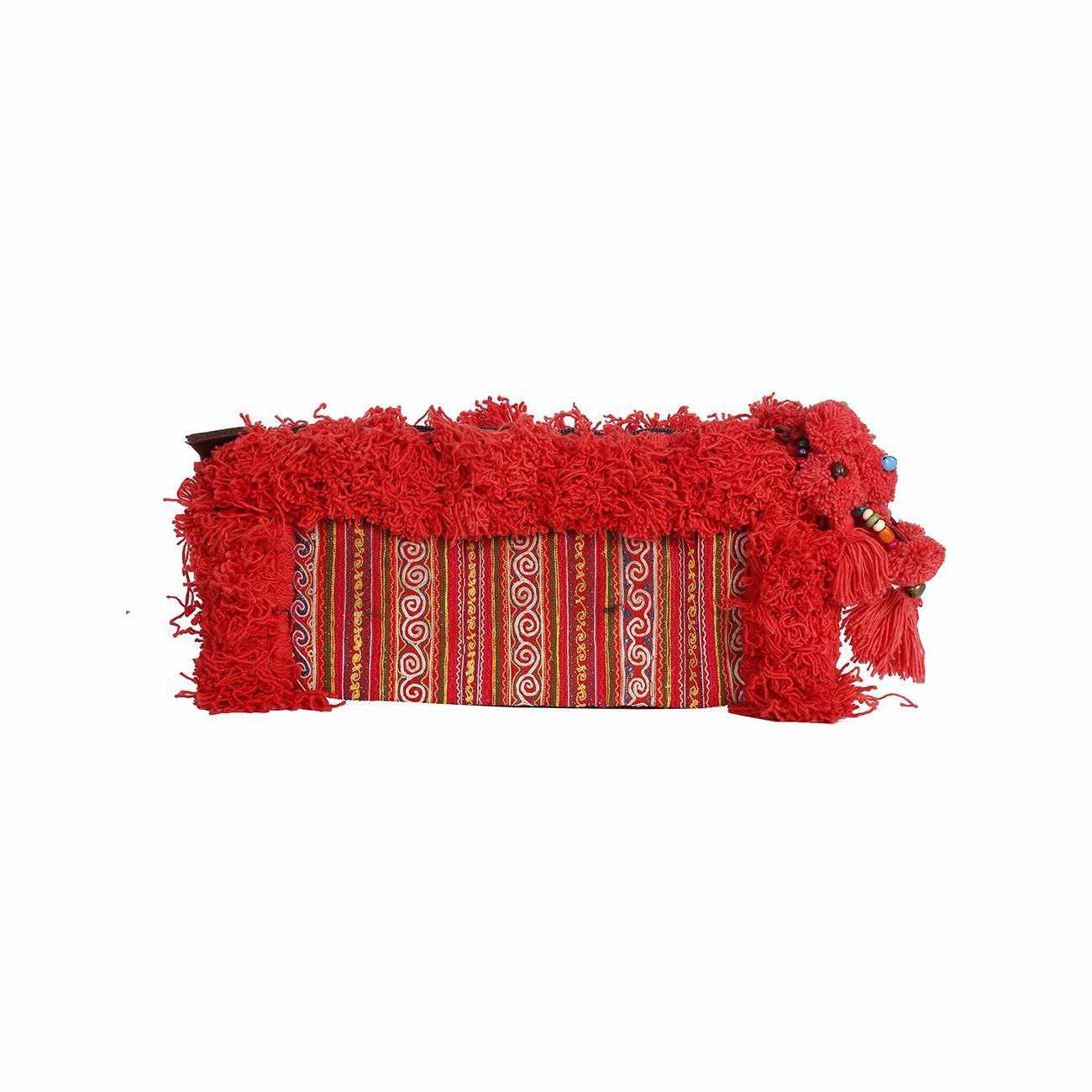 Hmong Textile Upcycled Jacket Sleeve Clutch Bag - Thailand Bags La Vie Bien Hmong Textile Upcycled Jacket Sleeve Clutch Bag - Thailand