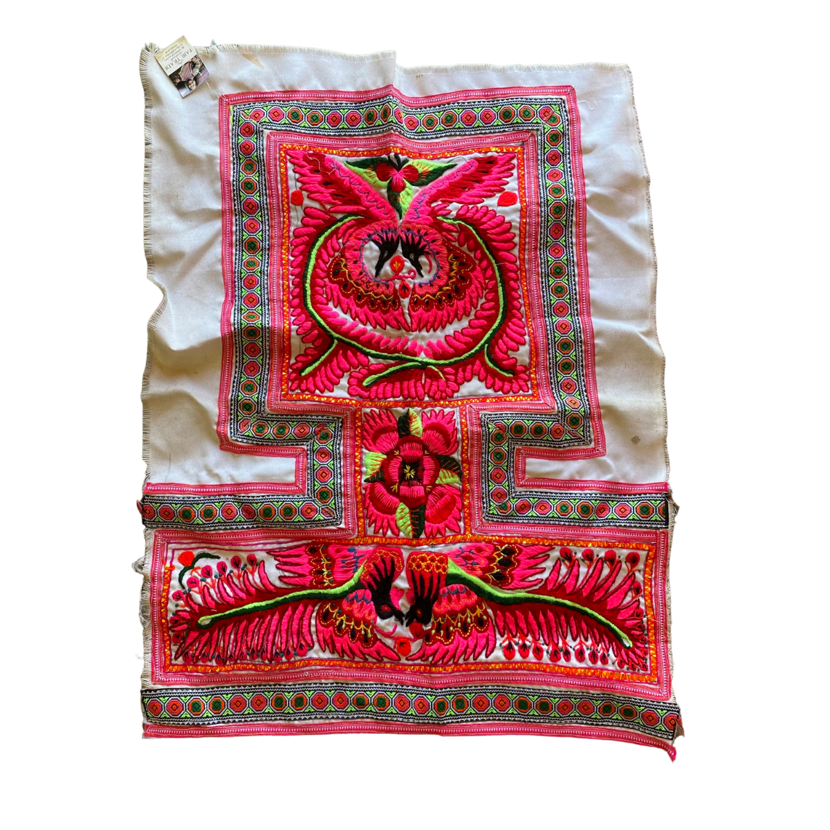 Hmong Traditional Baby Carrier Textile - Thailand Textile La Vie Bien Hmong Traditional Baby Carrier Textile - Thailand