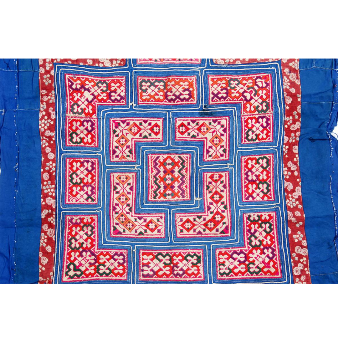 Hmong Traditional Baby Carrier Textile - Thailand Textile La Vie Bien Hmong Traditional Baby Carrier Textile - Thailand