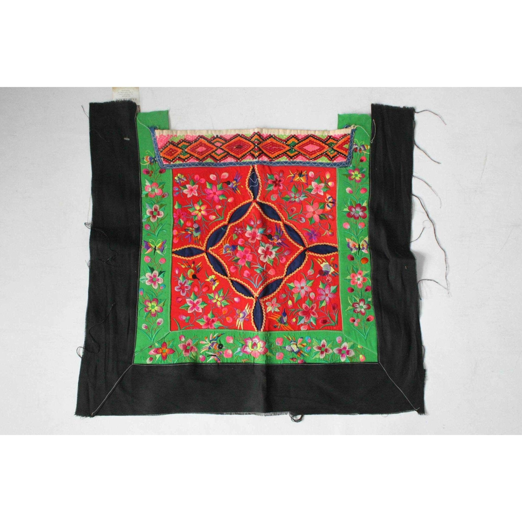 Hmong Traditional Baby Carrier Textile - Thailand Textile La Vie Bien Hmong Traditional Baby Carrier Textile - Thailand