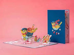 Holiday Bird Pop Up Christmas Card by Paper Love