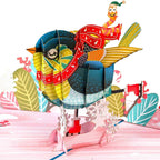 Holiday Bird Pop Up Christmas Card by Paper Love
