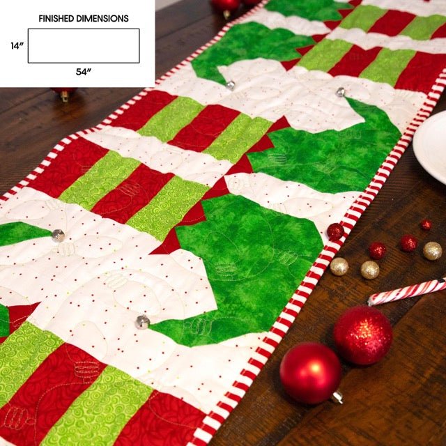 Holiday Quilted Table Runner Kit Bundle Quilt Kit La Vie Bien Holiday Quilted Table Runner Kit Bundle