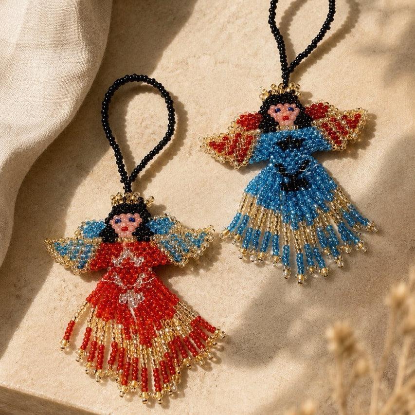 Angel Seed Bead Ornament - Guatemala