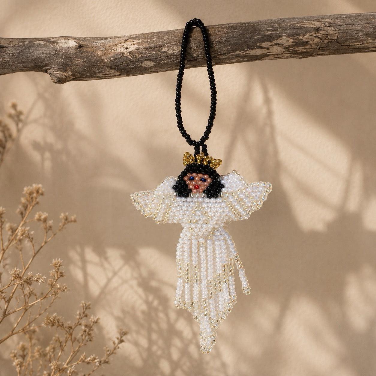 Angel Seed Bead Ornament - Guatemala