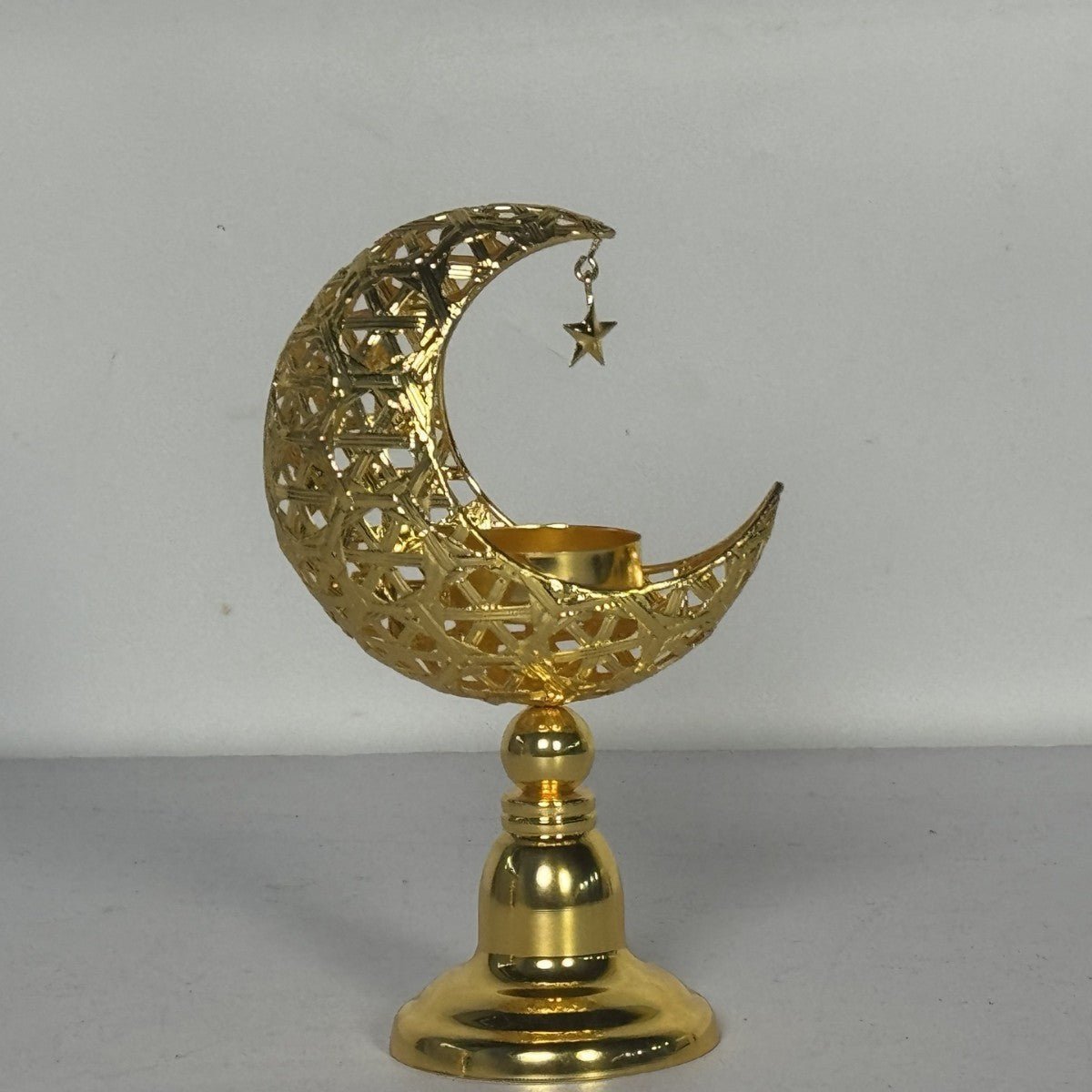 Hollow Moon Candle Holder – Iron Ramadan Decorative Accent (MAC379) La Vie Bien Hollow Moon Candle Holder – Iron Ramadan Decorative Accent (MAC379)