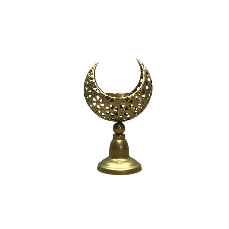 Hollow Moon Candle Holder – Iron Ramadan Decorative Accent (MAC379) La Vie Bien Hollow Moon Candle Holder – Iron Ramadan Decorative Accent (MAC379)
